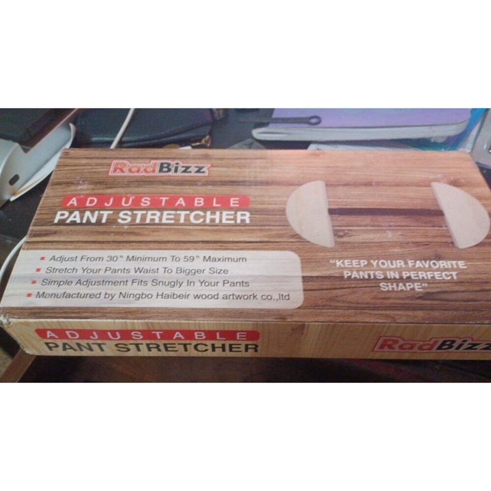 RadBizz Adjustable Pant Strecher NIB ADJUST FROM 30" TO 59" MINIMUM